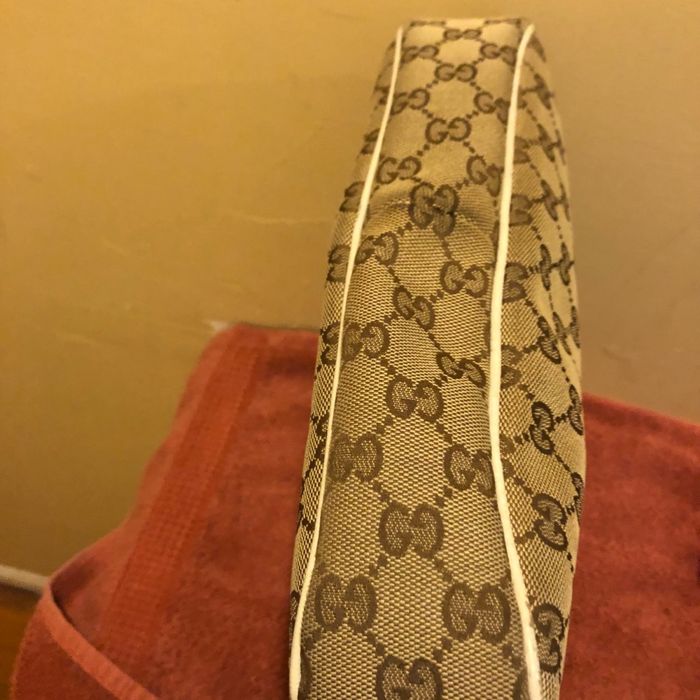 Gucci hobo beige & ivory authentic bag - Picture 3 of 8